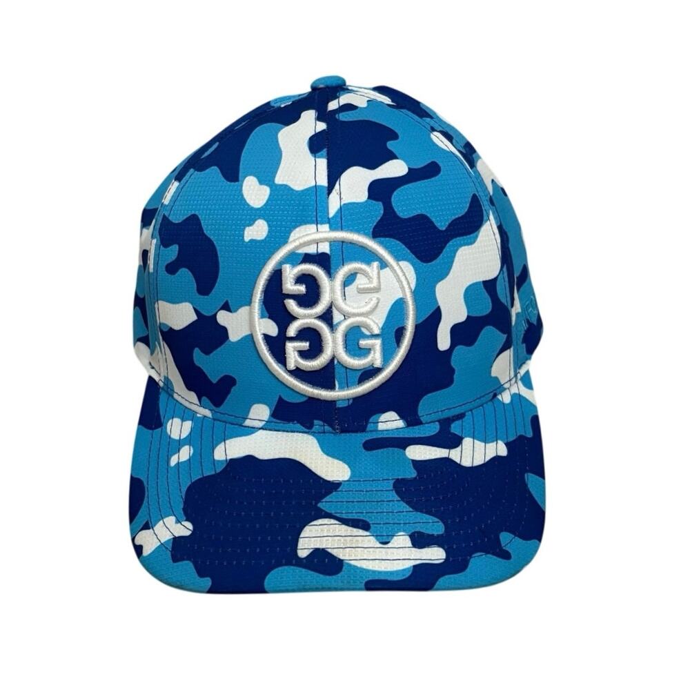 G/FORE Blue Camo Circle G Logo Snapback Golf Hat Cap One Size Adjustable